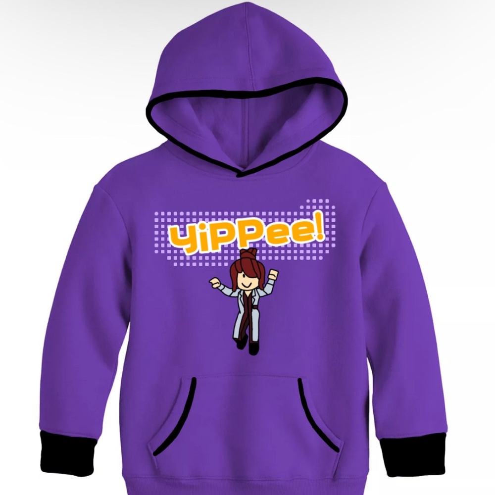 Roblox Kids Girls Pullover Hoodie Purple